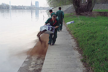 a man walking in the grass