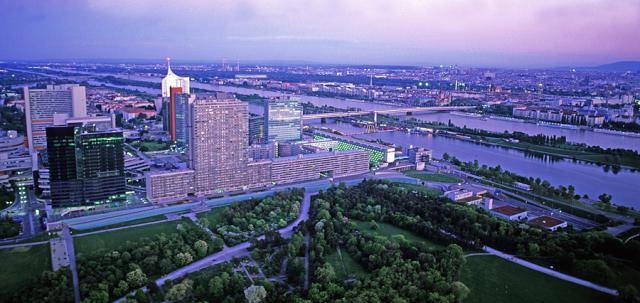 aerial view of a city