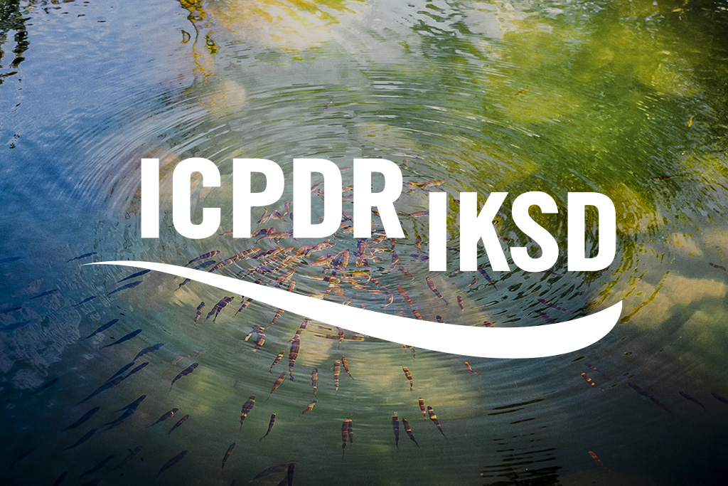 ICPDR logo on water surface